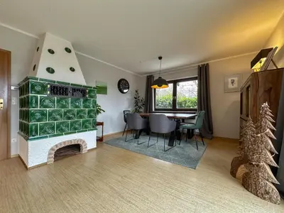Ein Sitzbereich in der Unterkunft Böhmerwaldnest