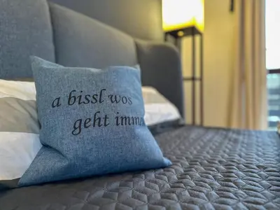 Ein Bett oder Betten in einem Zimmer der Unterkunft Böhmerwaldnest