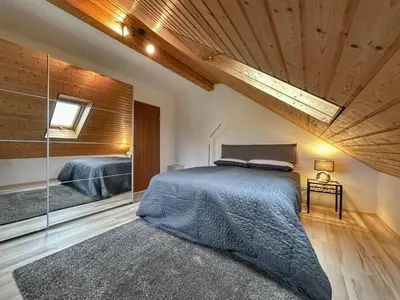 Ein Bett oder Betten in einem Zimmer der Unterkunft Böhmerwaldnest