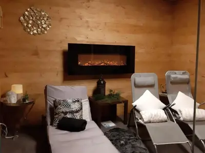 Ein Sitzbereich in der Unterkunft Holiday apartment with 1 bedroom