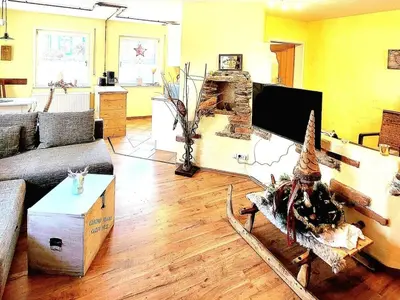 Ein Sitzbereich in der Unterkunft Holiday apartment with 1 bedroom