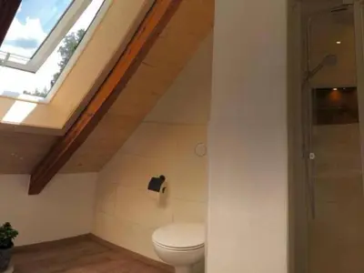 Ein Badezimmer in der Unterkunft Apartment Moderne Ferienwohnung mit Hot Tub und Fasssauna by Interhome