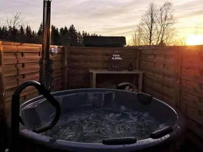 Blick auf den Sonnenuntergang/Sonnenaufgang von der Ferienwohnung aus oder aus der Nähe