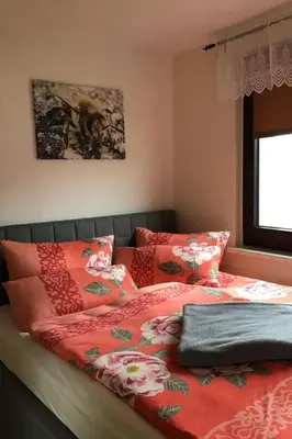 Ein Bett oder Betten in einem Zimmer der Unterkunft Apartment Auf der Sonnenseite by Interhome