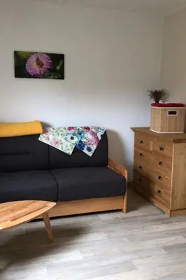 Ein Sitzbereich in der Unterkunft Apartment Auf der Sonnenseite by Interhome