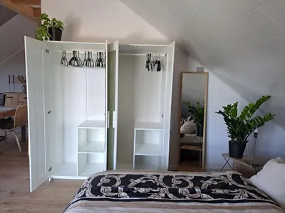 Ein Bett oder Betten in einem Zimmer der Unterkunft Apartment Panoramadomizil by Interhome