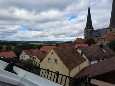 Ein allgemeiner Blick auf Goldkronach oder ein Stadtblick von der Ferienwohnung aus