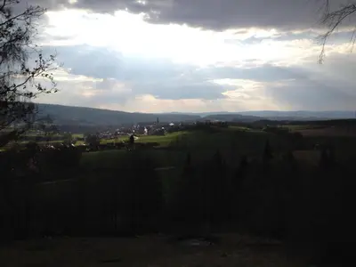 Naturlandschaft in der Nähe des Ferienhauses