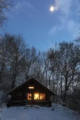 Holiday Home Finnisches Holzhaus by Interhome im Winter
