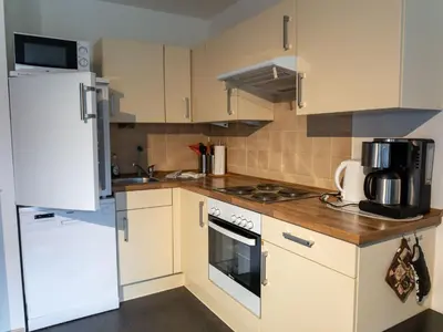 Küche/Küchenzeile in der Unterkunft Apartment mit zwei Schlafzimmern und Terrasse by Interhome