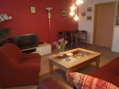 Ein Sitzbereich in der Unterkunft Apartment Erzgebirge by Interhome