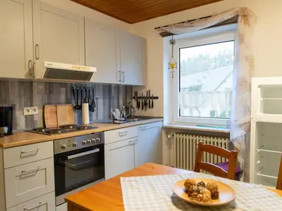 Küche/Küchenzeile in der Unterkunft Apartment auf einem Reiterhof by Interhome