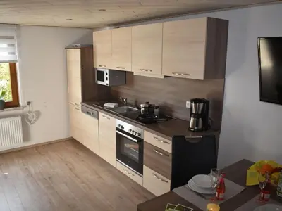 Küche/Küchenzeile in der Unterkunft Apartment FeWo Siebert by Interhome