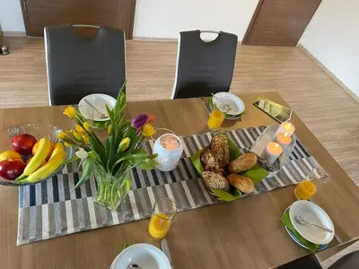 Essen in der Ferienwohnung oder in der Nähe