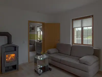 Ein Sitzbereich in der Unterkunft Apartment Appartement mit Bergblick by Interhome