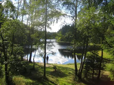 Naturlandschaft in der Nähe des Ferienhauses