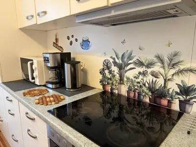 Küche/Küchenzeile in der Unterkunft Nice Ferienwohnung Bayreuth