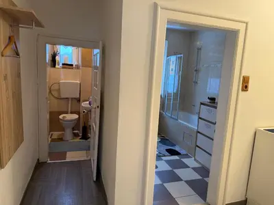 Ein Badezimmer in der Unterkunft Nice Ferienwohnung Bayreuth