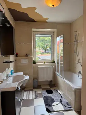 Ein Badezimmer in der Unterkunft Nice Ferienwohnung Bayreuth