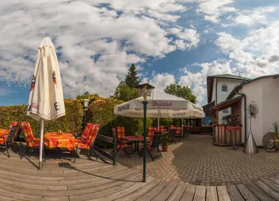 Das Gebäude in dem sich das Hotel befindet