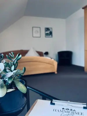 Ein Sitzbereich in der Unterkunft Pension Lutter