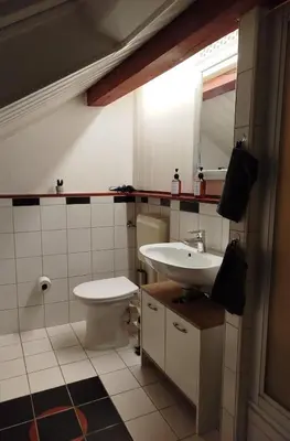 Ein Badezimmer in der Unterkunft Altstadt Appartement Luka