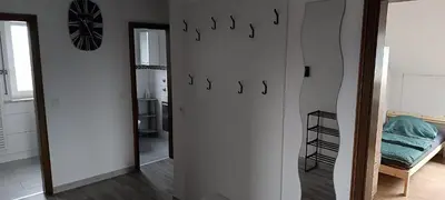Ein Bett oder Betten in einem Zimmer der Unterkunft Monteurzimmer Thorsten Voit