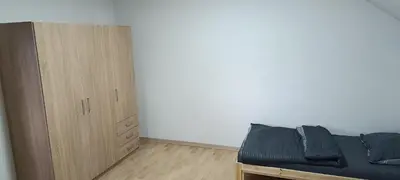 Ein Bett oder Betten in einem Zimmer der Unterkunft Monteurzimmer Thorsten Voit