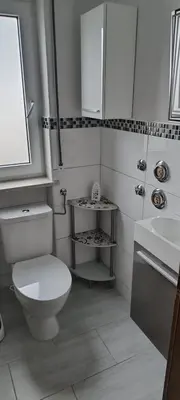 Ein Badezimmer in der Unterkunft Monteurzimmer Thorsten Voit