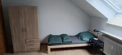 Ein Sitzbereich in der Unterkunft Monteurzimmer Thorsten Voit