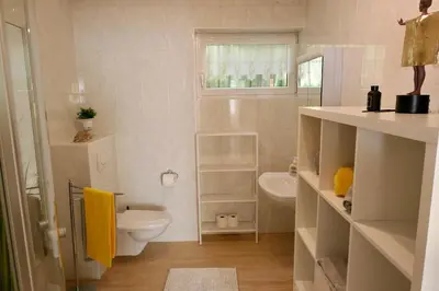 Ein Badezimmer in der Unterkunft Frisch renovierte Privatunterkunft in Kulmbach