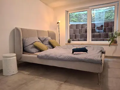 Ein Sitzbereich in der Unterkunft Neu renoviertes Studio mit Traumaussicht & Natur pur