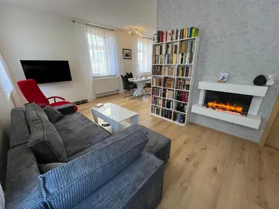TV/Unterhaltungsangebot in der Unterkunft Ferienwohnung Lengenfeld