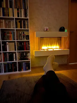 Die Bibliothek in der Ferienwohnung