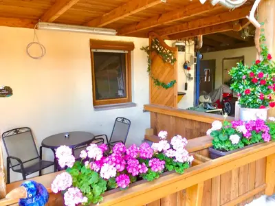 Ein Garten an der Unterkunft Rennerhof-Siebeneichen Fewo Waschbär