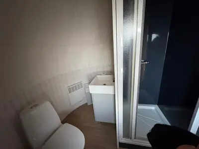 Ein Badezimmer in der Unterkunft Seeperle Weißenstadt Haus Nußhardt