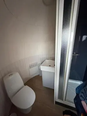 Ein Badezimmer in der Unterkunft Seeperle Weißenstadt Haus Nußhardt