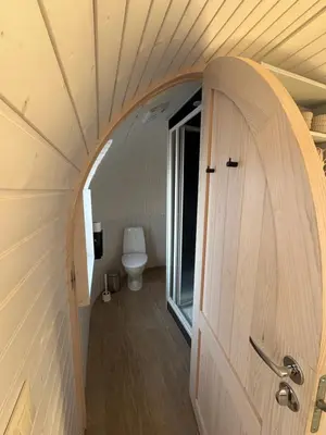 Ein Badezimmer in der Unterkunft Seeperle Weißenstadt Haus Nußhardt