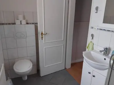Ein Badezimmer in der Unterkunft Ferienhaus Koenig