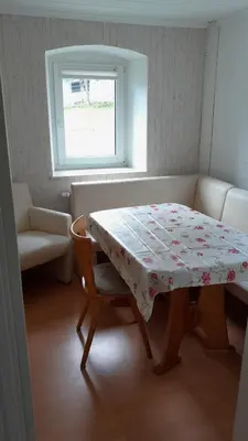 Ein Sitzbereich in der Unterkunft Ferienhaus Koenig