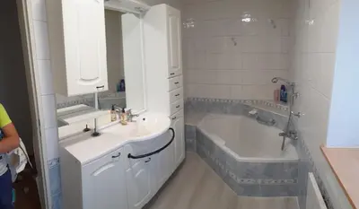 Ein Badezimmer in der Unterkunft Ferienhaus Koenig