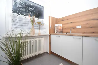 Küche/Küchenzeile in der Unterkunft Kulmbach 03 - Apartment für Firmen