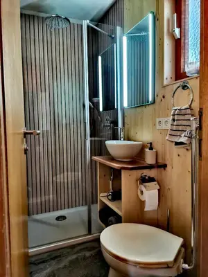 Ein Badezimmer in der Unterkunft Haus Sommerseit'n Ruhe-Natur-Genuss
