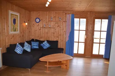Ein Sitzbereich in der Unterkunft Kollerhof