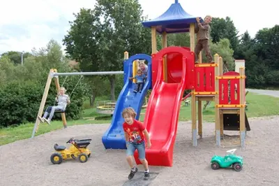 Ein Kinderspielbereich in der Unterkunft Kollerhof