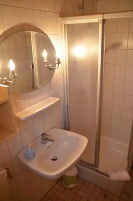 Ein Badezimmer in der Unterkunft Kollerhof