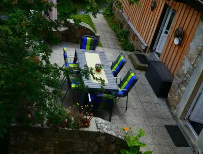 Ein Garten an der Unterkunft Ferienhof Zollfrank