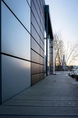 Das Gebäude in dem sich die Ferienwohnung befindet
