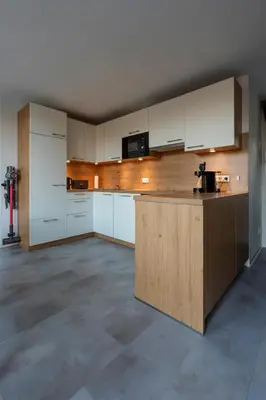 Küche/Küchenzeile in der Unterkunft Das Chalet