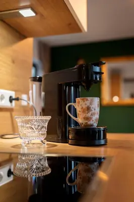 Kaffee-/Teezubehör in der Unterkunft Das Chalet
